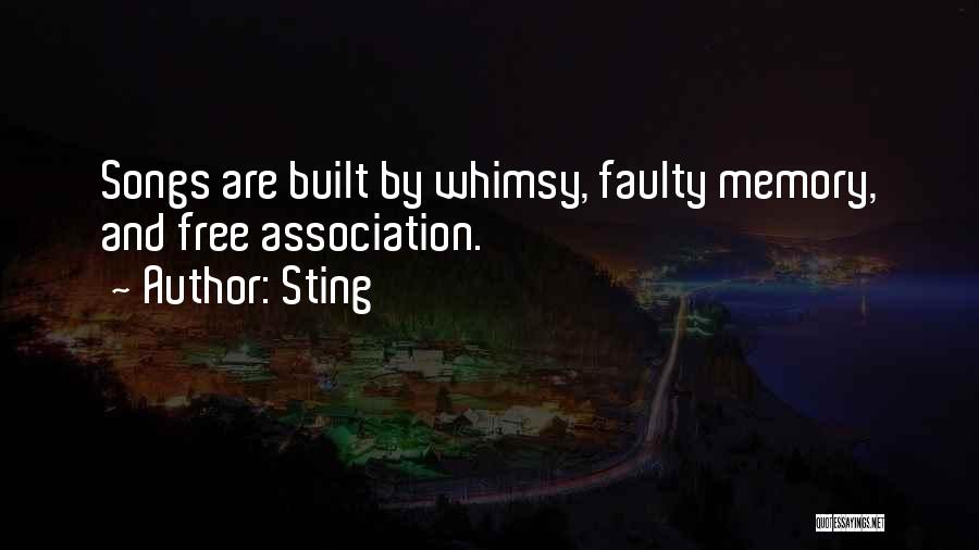 Faulty Memory Quotes By Sting