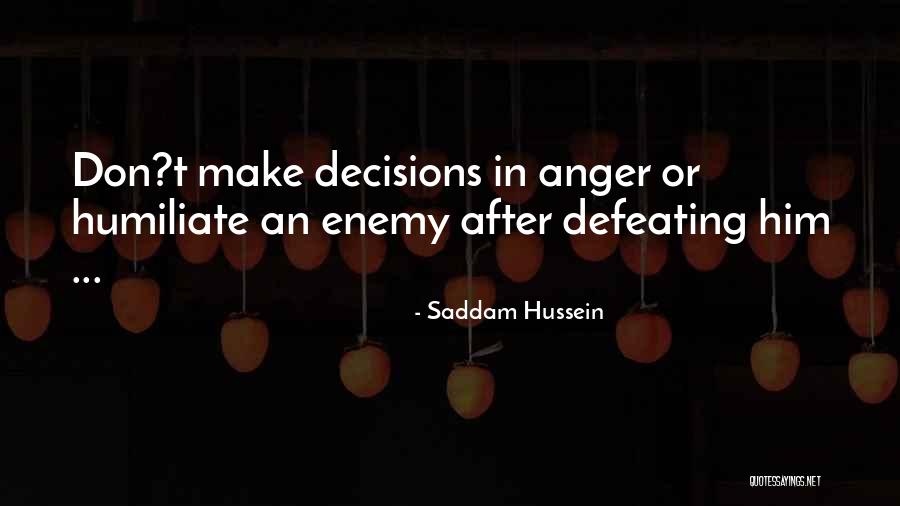 Fauria Surname Quotes By Saddam Hussein