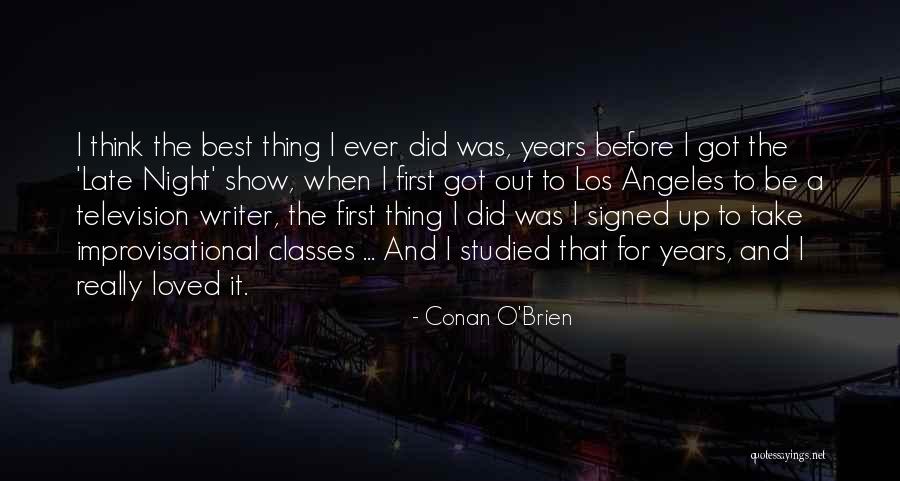 Favard Shoulder Quotes By Conan O'Brien Favard Shoulder Quotes By Conan O'Brien