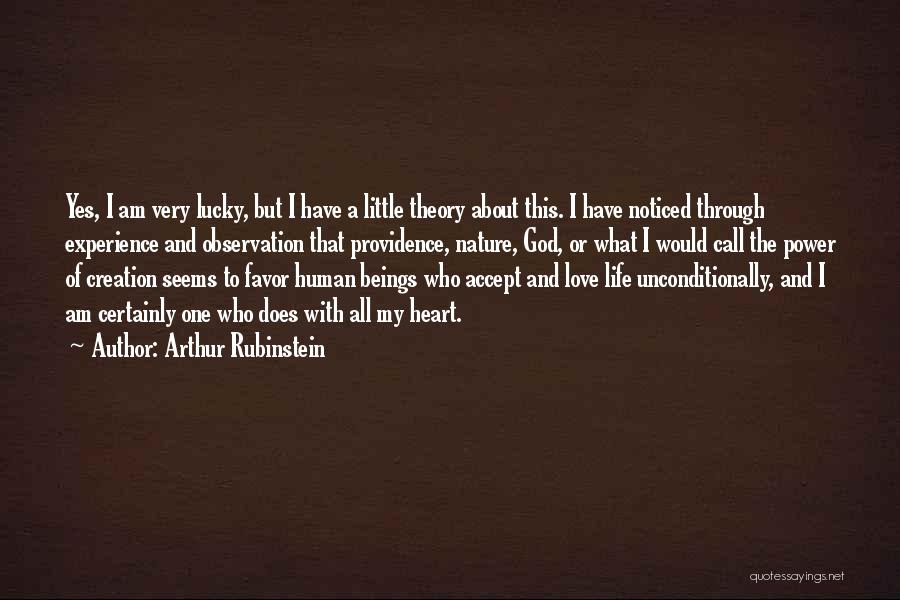 Favor Quotes By Arthur Rubinstein