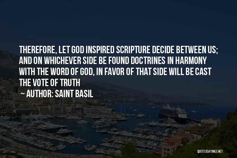 Favor Quotes By Saint Basil