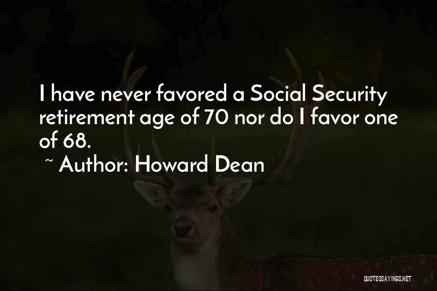 Favored Quotes By Howard Dean