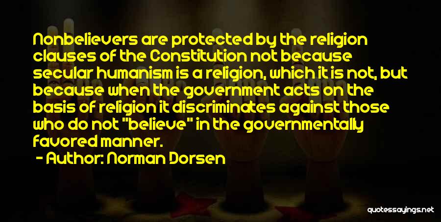 Favored Quotes By Norman Dorsen