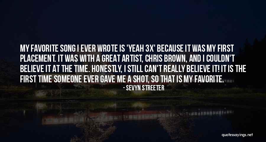 Favorite Artist Quotes By Sevyn Streeter Favorite Artist Quotes By Sevyn Streeter