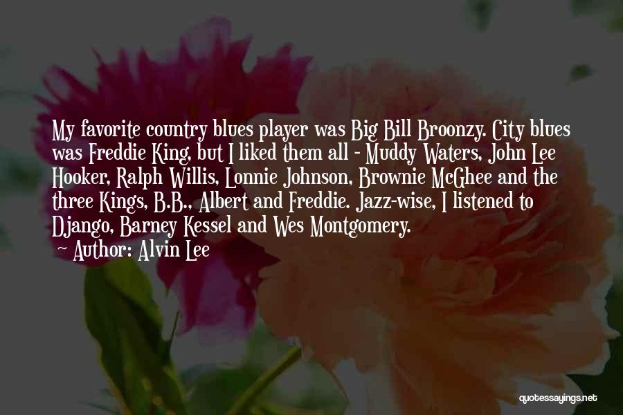 Favorite City Quotes By Alvin Lee