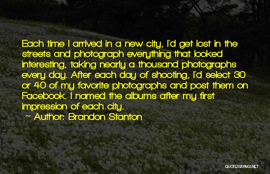 Favorite City Quotes By Brandon Stanton