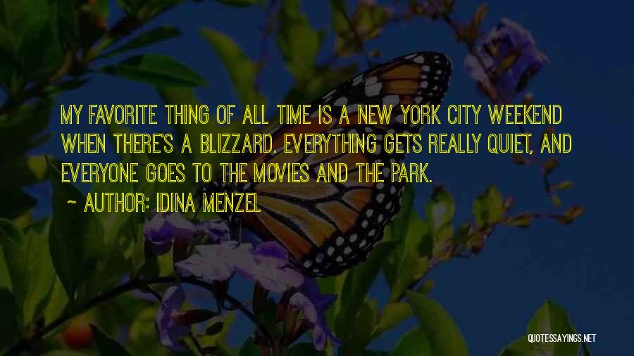 Favorite City Quotes By Idina Menzel