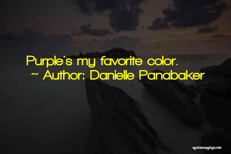 Favorite Color Quotes By Danielle Panabaker