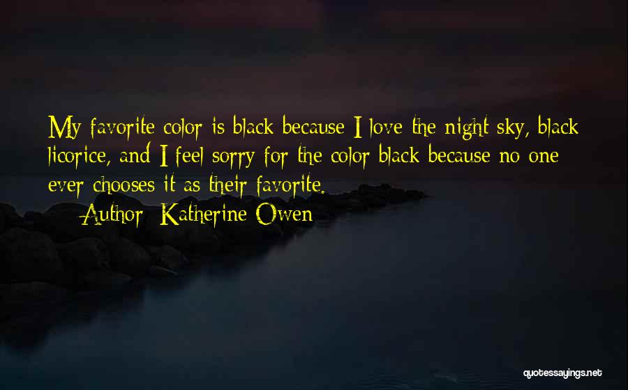 Favorite Color Quotes By Katherine Owen