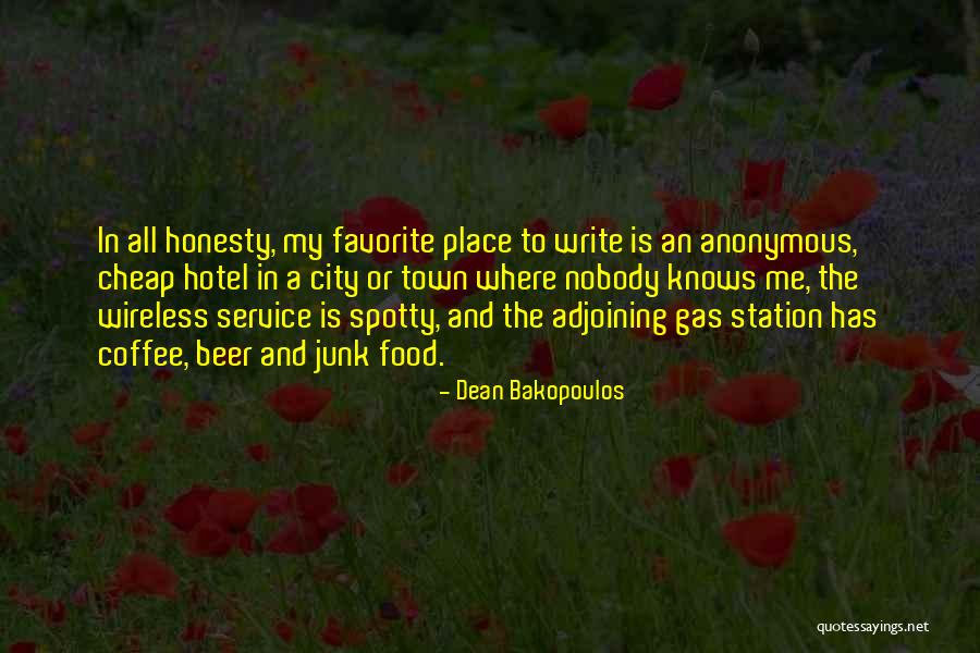 Favorite Food Quotes By Dean Bakopoulos