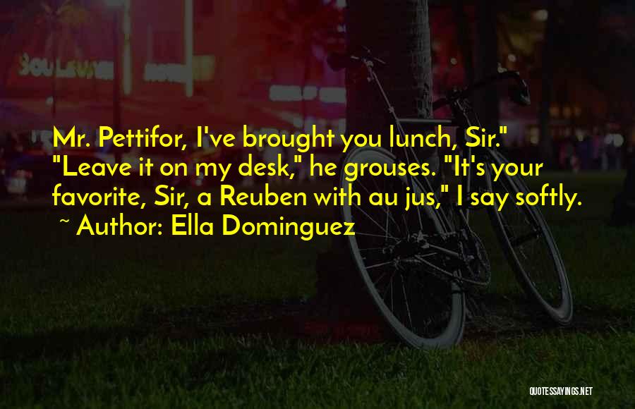 Favorite Food Quotes By Ella Dominguez