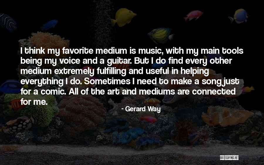 Favorite Music Quotes By Gerard Way Favorite Music Quotes By Gerard Way