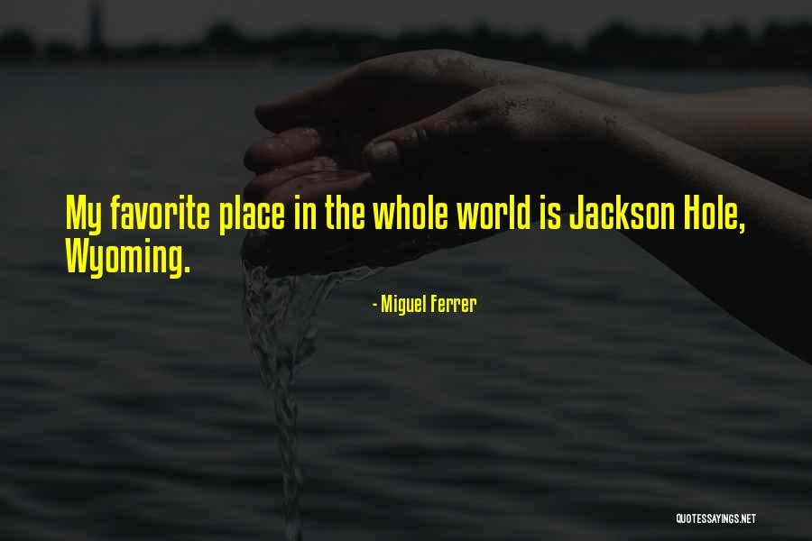 Favorite Place Quotes By Miguel Ferrer Favorite Place Quotes By Miguel Ferrer