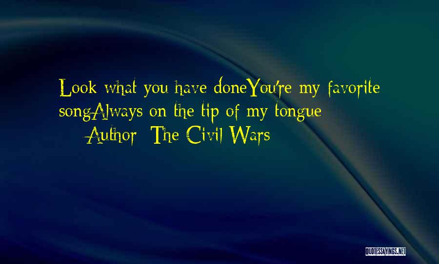 Favorite Song Quotes By The Civil Wars