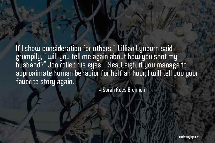 Favorite Story Quotes By Sarah Rees Brennan