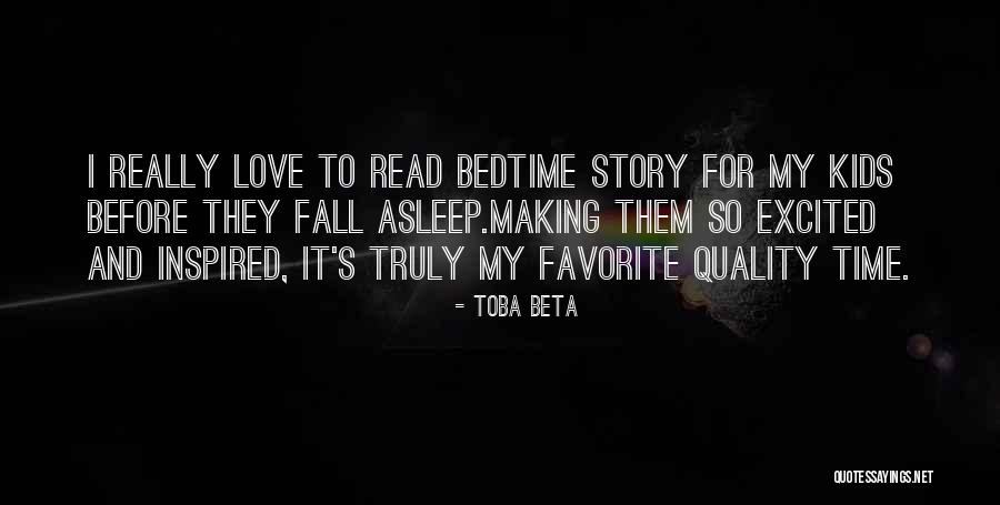 Favorite Story Quotes By Toba Beta