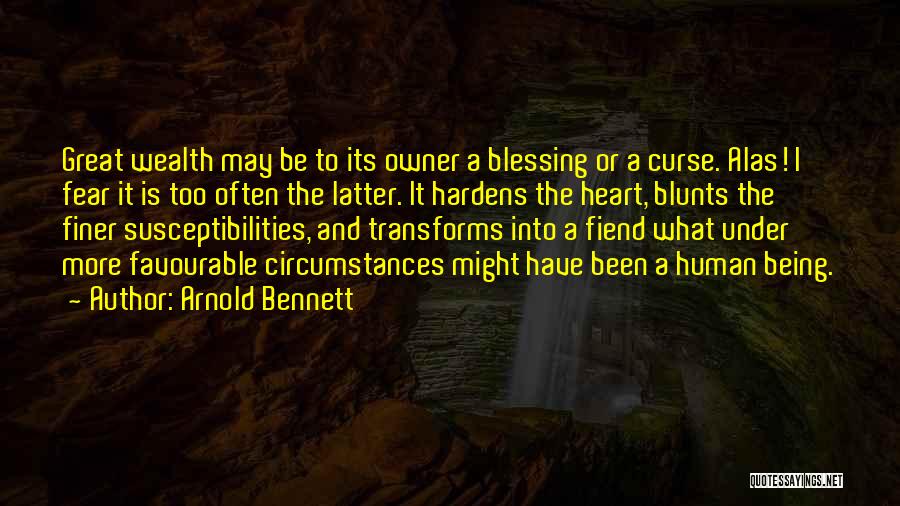 Favourable Quotes By Arnold Bennett