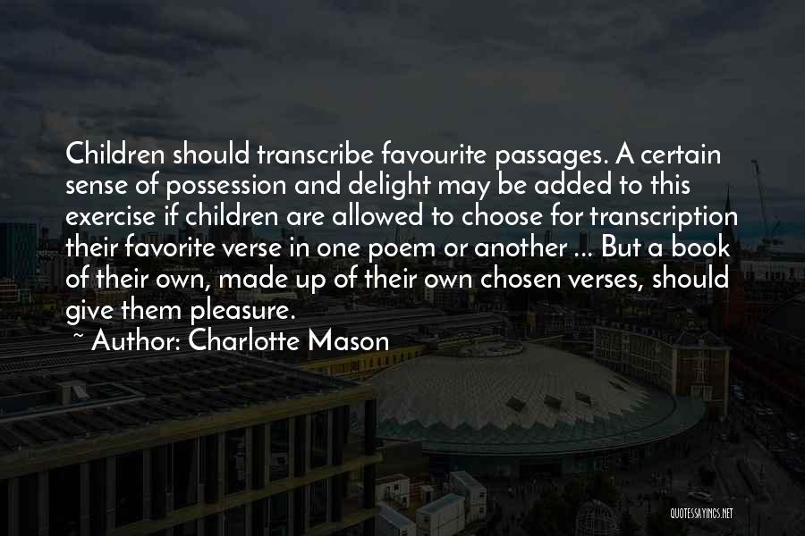 Favourite Book Quotes By Charlotte Mason