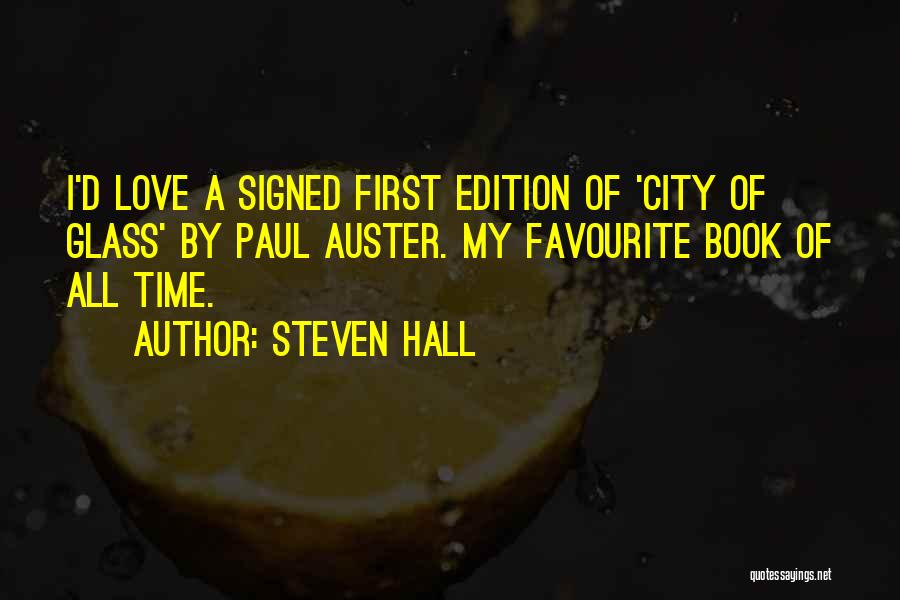 Favourite Book Quotes By Steven Hall