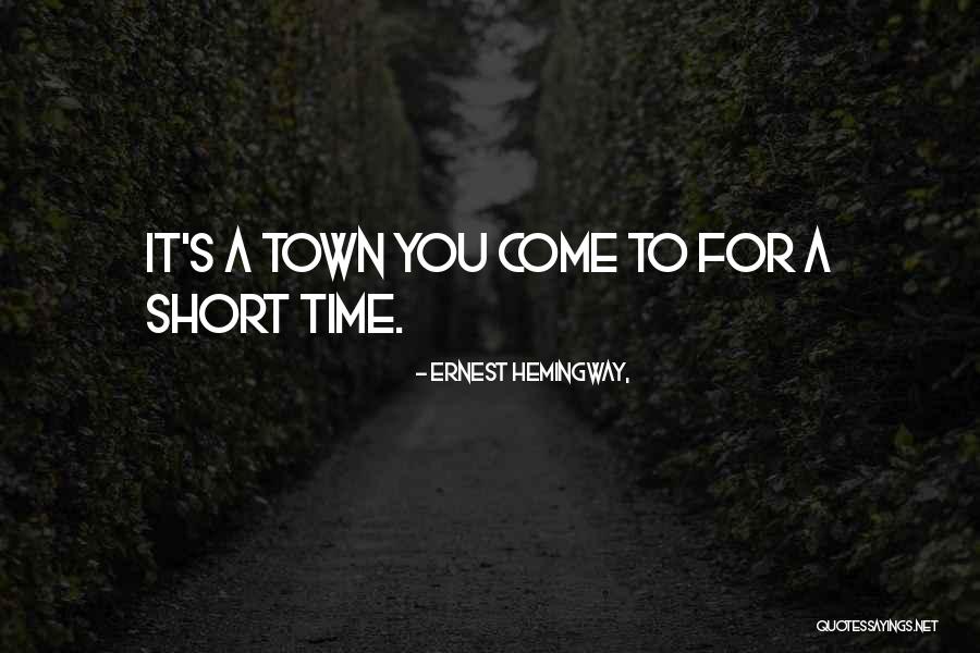 Favourite Professor Farnsworth Quotes By Ernest Hemingway,