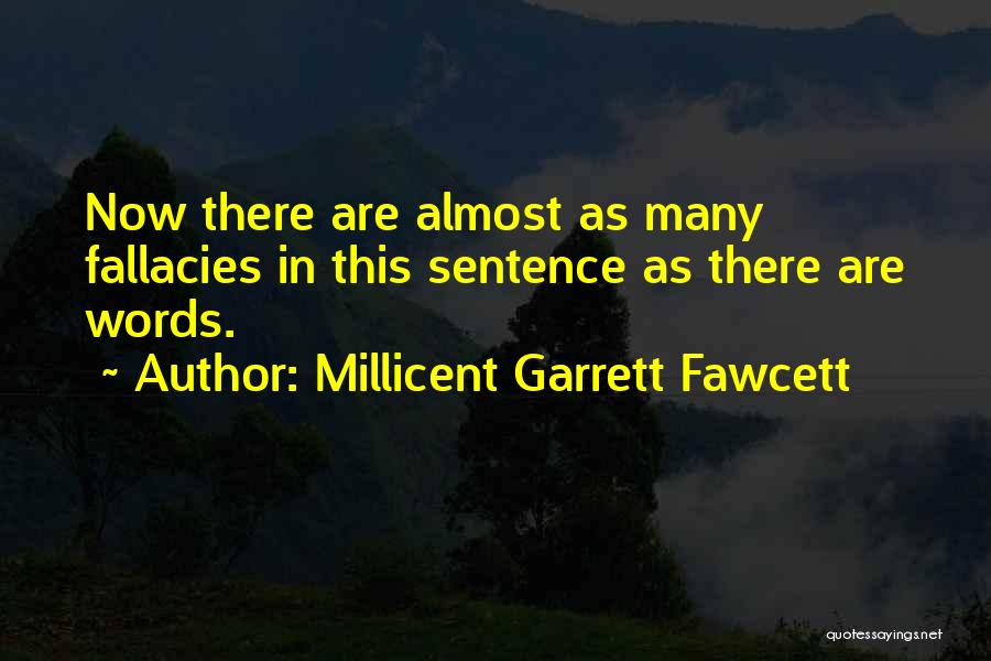 Fawcett Quotes By Millicent Garrett Fawcett