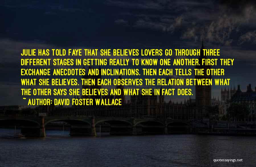 Faye Quotes By David Foster Wallace