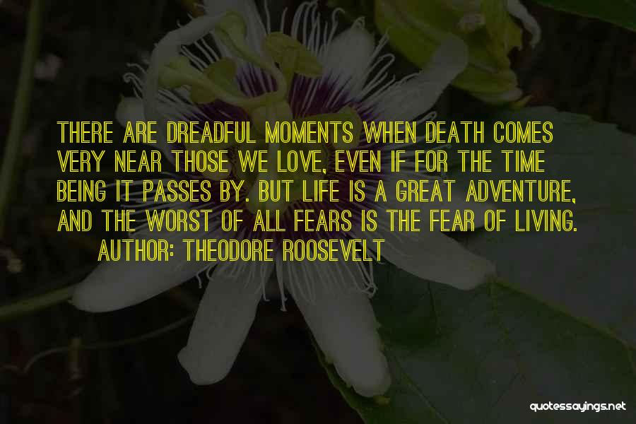 Fear Adventure Time Quotes By Theodore Roosevelt