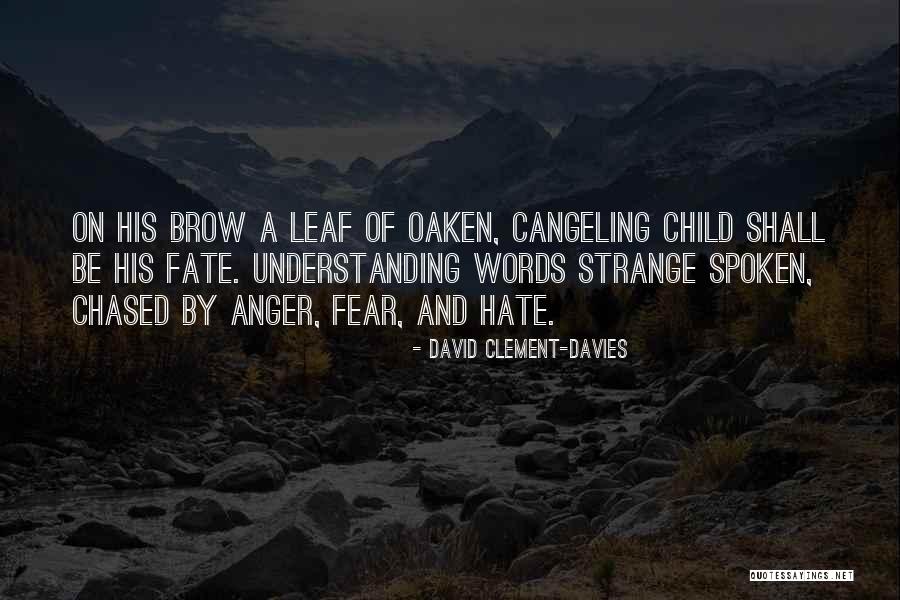 Fear And Anger Quotes By David Clement-Davies Fear And Anger Quotes By David Clement-Davies
