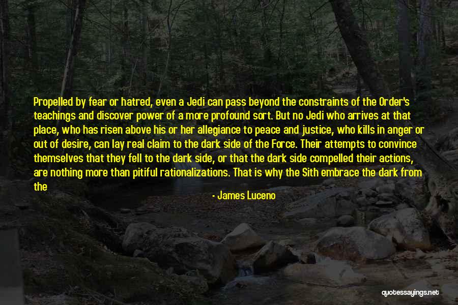 Fear And Anger Quotes By James Luceno Fear And Anger Quotes By James Luceno