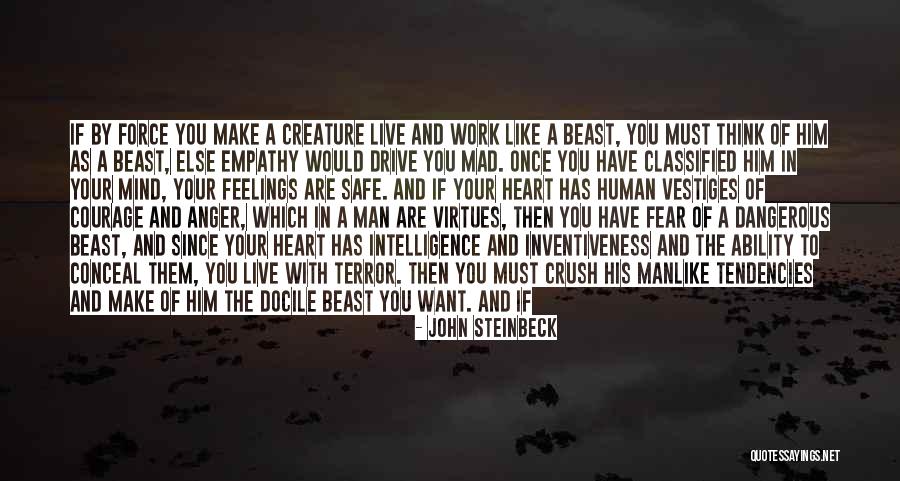 Fear And Anger Quotes By John Steinbeck Fear And Anger Quotes By John Steinbeck