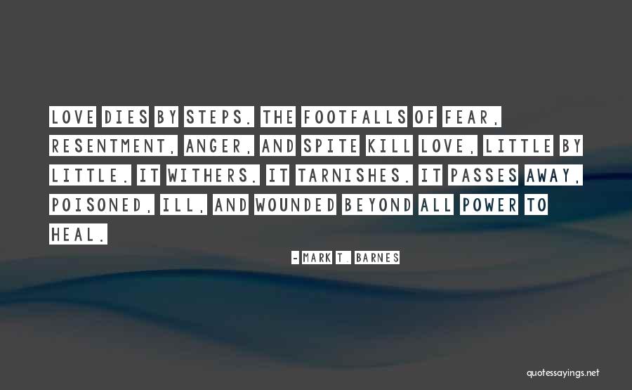 Fear And Anger Quotes By Mark T. Barnes Fear And Anger Quotes By Mark T. Barnes