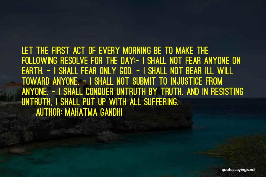 Fear And Bravery Quotes By Mahatma Gandhi