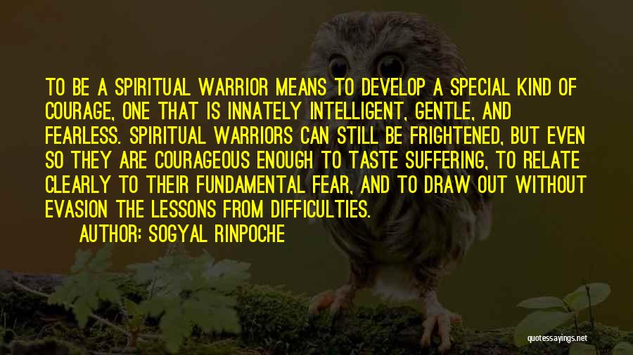 Fear And Courage Quotes By Sogyal Rinpoche