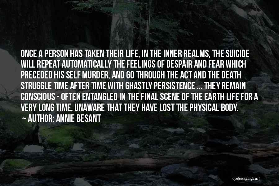 Fear And Death Quotes By Annie Besant