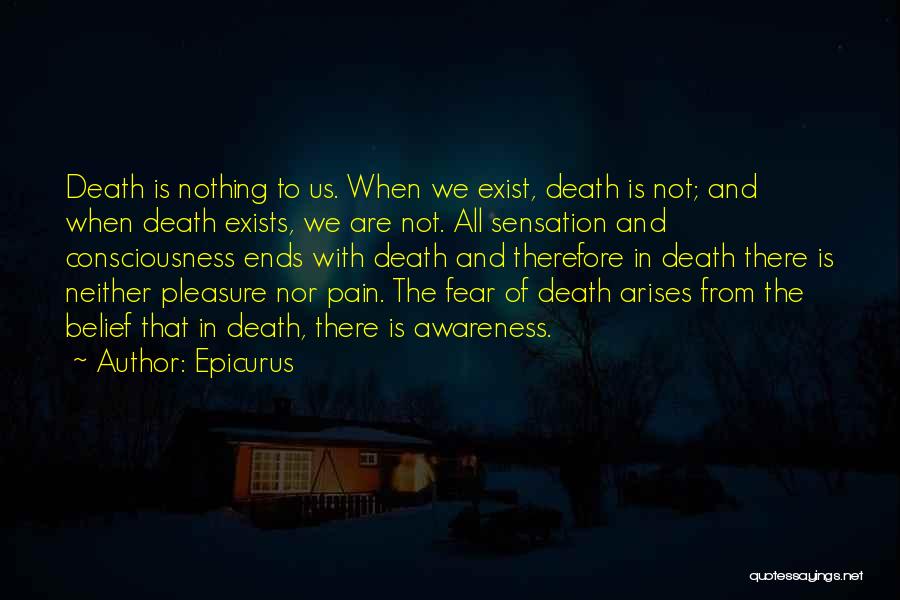 Fear And Death Quotes By Epicurus