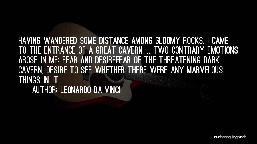 Fear And Desire Quotes By Leonardo Da Vinci