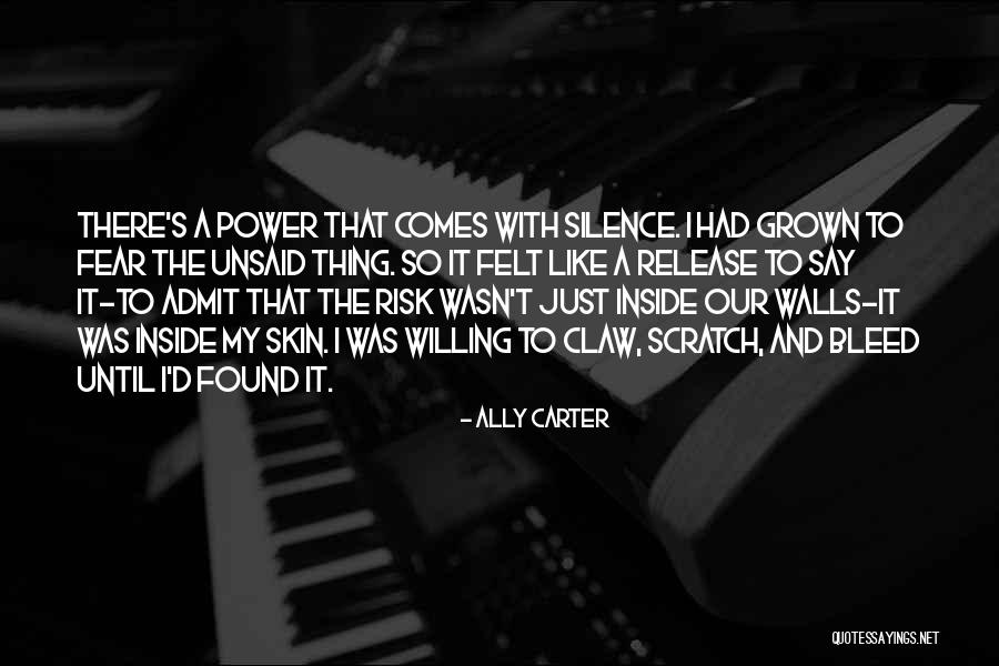 Fear And Evil Quotes By Ally Carter Fear And Evil Quotes By Ally Carter