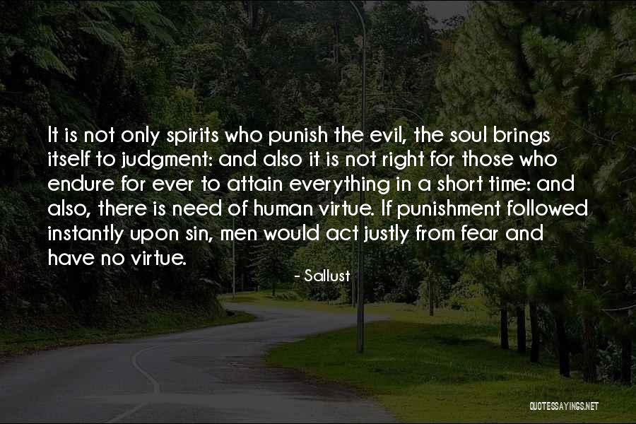 Fear And Evil Quotes By Sallust Fear And Evil Quotes By Sallust