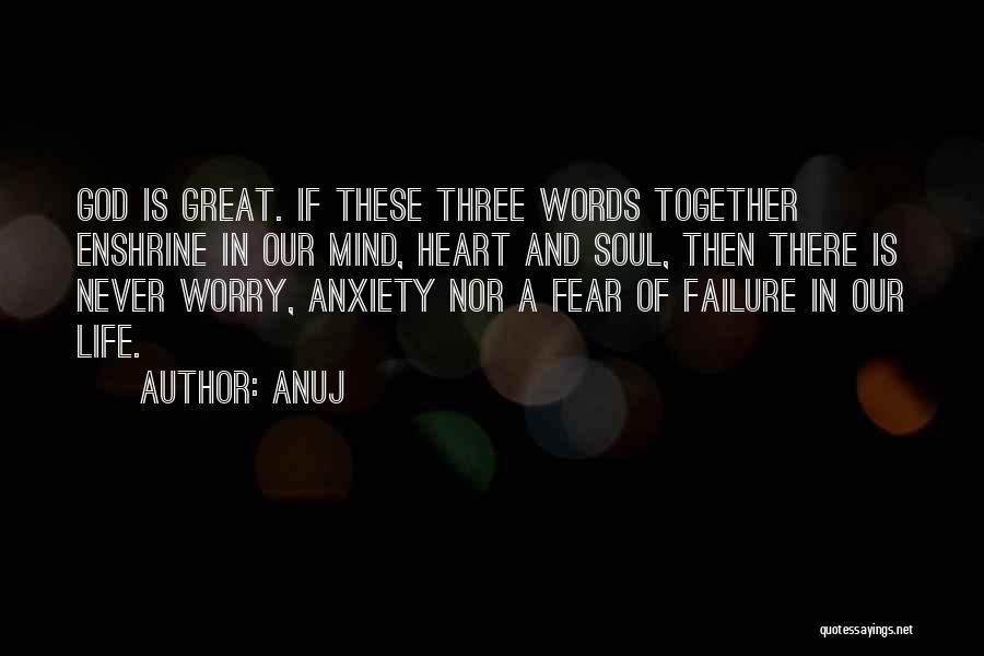 Fear And Failure Quotes By Anuj