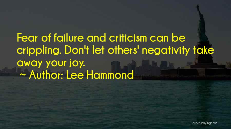 Fear And Failure Quotes By Lee Hammond