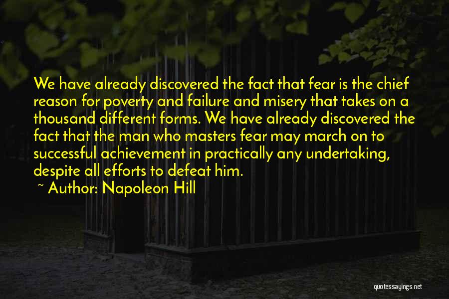 Fear And Failure Quotes By Napoleon Hill