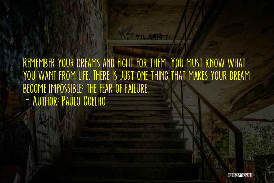 Fear And Failure Quotes By Paulo Coelho