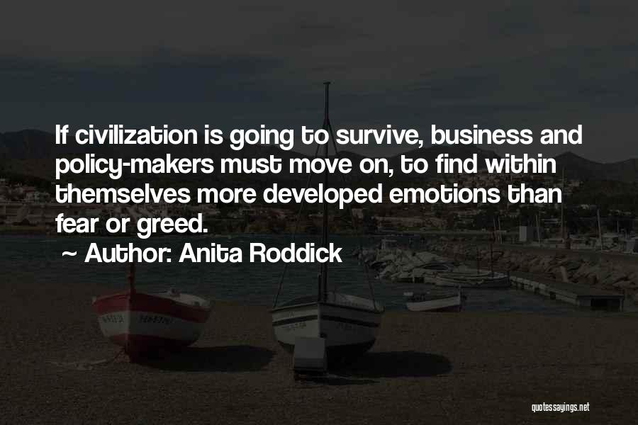 Fear And Greed Quotes By Anita Roddick