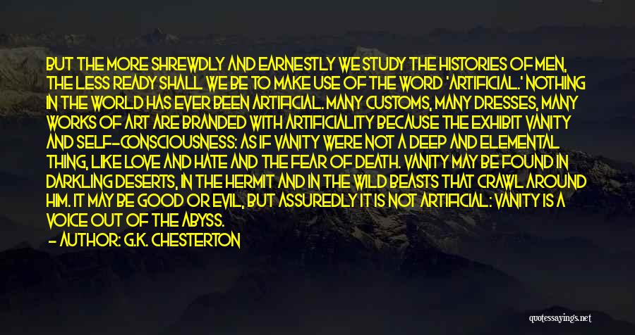 Fear And Hate Quotes By G.K. Chesterton
