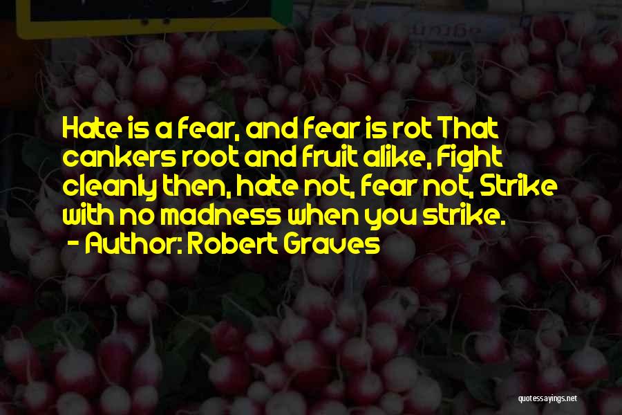 Fear And Hate Quotes By Robert Graves