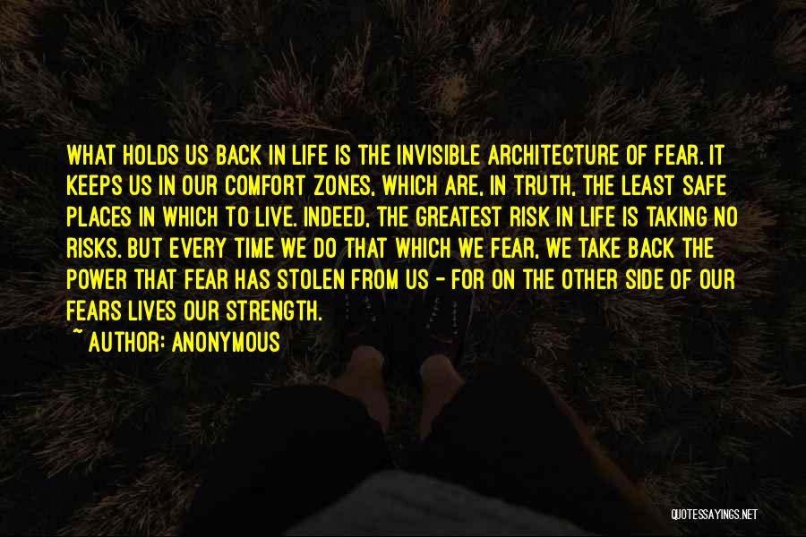 Fear And Risk Taking Quotes By Anonymous