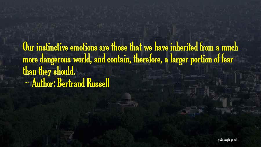 Fear And Worry Quotes By Bertrand Russell