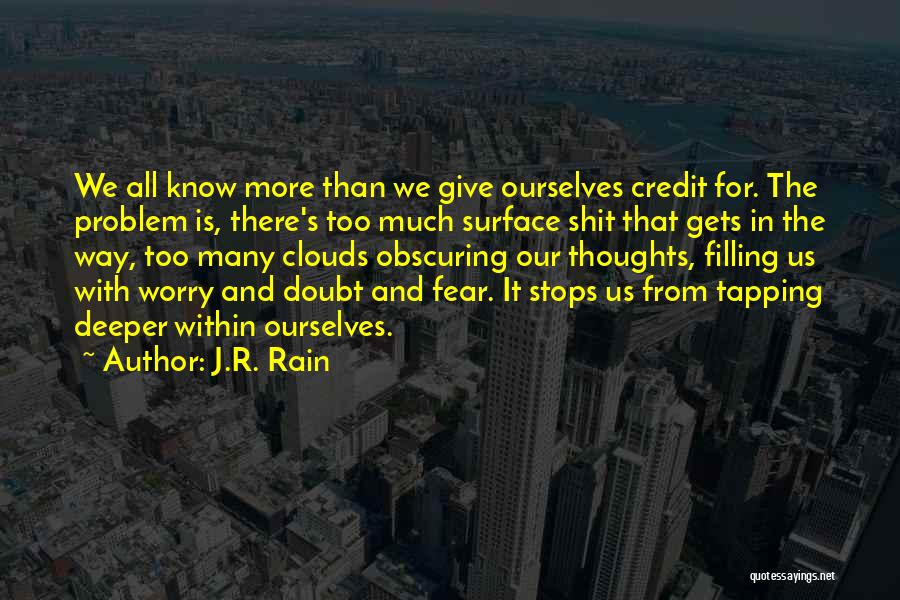 Fear And Worry Quotes By J.R. Rain