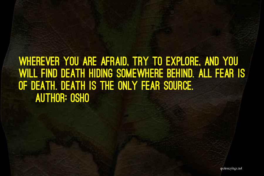 Fear By Osho Quotes By Osho