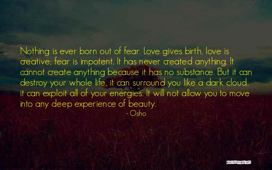 Fear By Osho Quotes By Osho